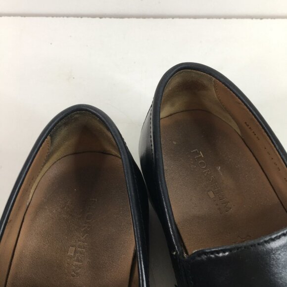 Florsheim Black Leather Penny Loafer Size 7.5 EEE - Picture 4 of 11